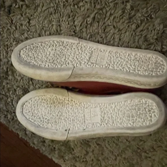 FRYE Ruby Red Leather Sneakers Women’s Size 8 (approx.) - Picture 7 of 12